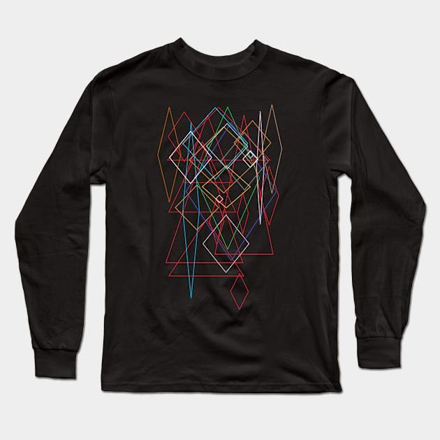 diamond - abstract art Long Sleeve T-Shirt by Nikokosmos